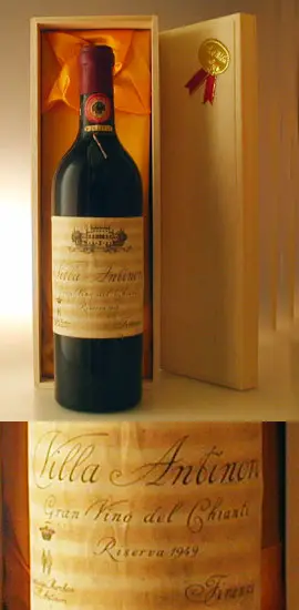 １９４９ キャンティ アンティノリ Chianti Antinori 赤ワイン