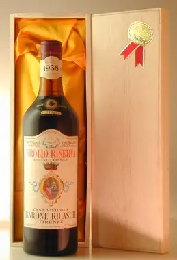 １９５８ キャンティ・リゼルヴァ ブロリオ Chianti Riserva Brolio 赤ワイン