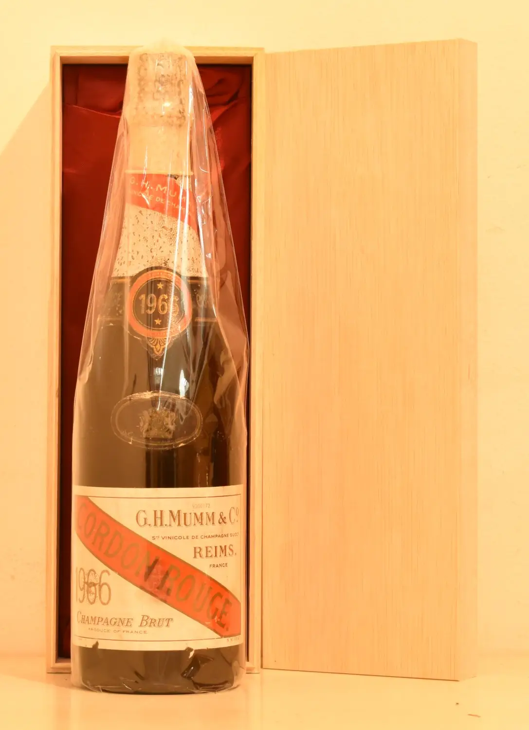 １９６６年 マム コルドン・ルージュ Ｍｕｍｍ Ｃｏｒｄｏｎ Ｒｏｕｇｅ 白ワイン