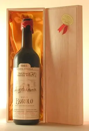 １９６５ バローロ サンタ・リタ Ｂａｒｏｌｏ Ｓａｎｔａ Ｒｉｔａ 赤ワイン