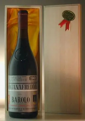 １９６１ フォンタナフレッダ バローロ Fontanafredda Barolo 赤ワイン