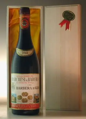 １９６８ マルケージ・デ・バローロ バルベーラ・ダルバ Opera Pia Marchesi di Barolo Barbera Dalba 赤ワイン