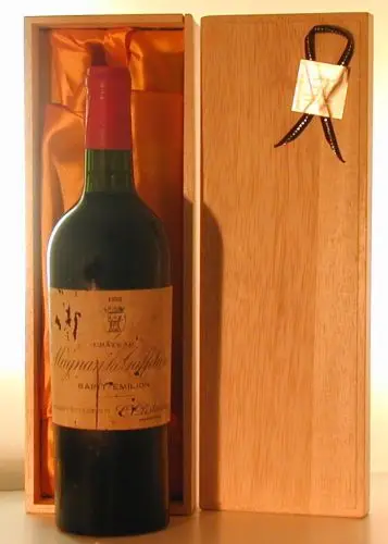 １９５０ Ｍａｇｎａｎ ｌａ Ｇａｆｆｅｌｉeｒｅ Ｆｒｅｎｃｈ Ｂｏｔｔｌｅｄ（ラベル不良４） 赤ワイン