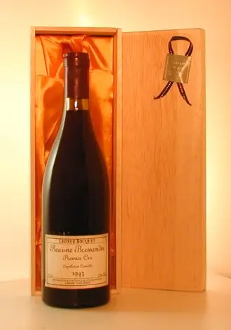 １９４３ LEONCE BOCQUET BEAUNE 1ER CRU BRESSANDES 赤ワイン