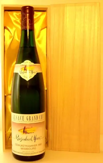 １９９３年 アルザス ゲヴィルツトラミネール Mambourg   Ringenbach Moser 白ワイン