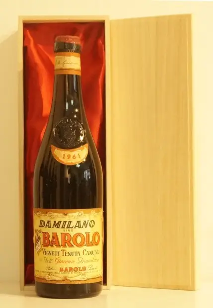 １９６１年 バローロ ダミアーノ 赤ワイン