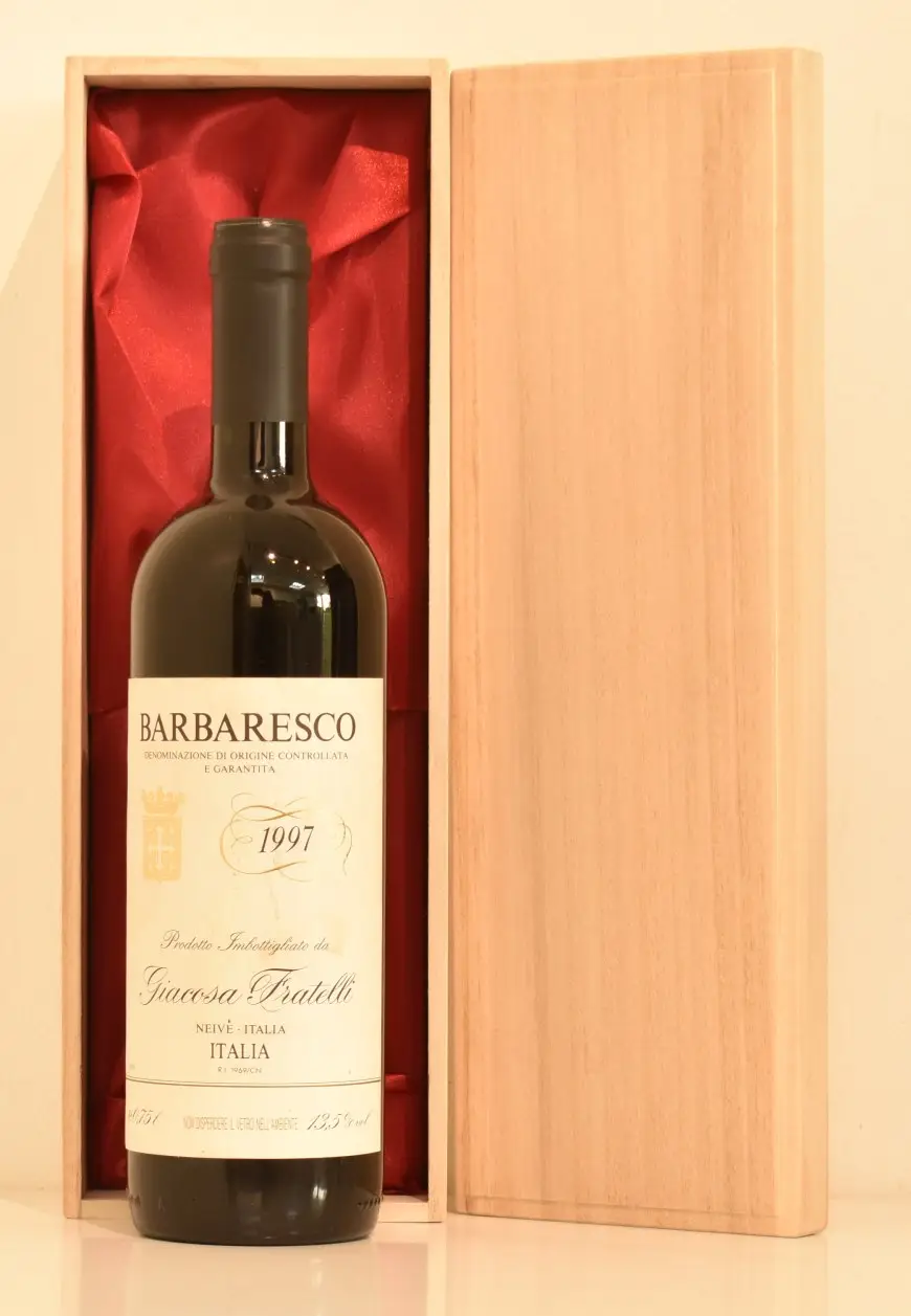 １９９７年 Ｆｒａｔｅｌｌｉ Ｇｉａｃｏｓａ Ｂａｒｂａｒｅｓｃｏ 赤ワイン