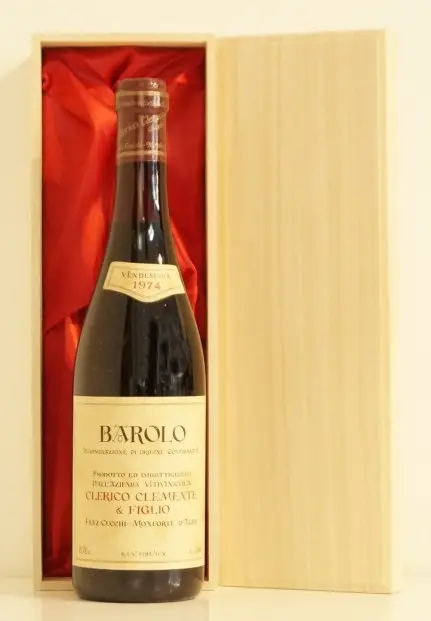 １９７４年 Clerico Clemente Barolo 赤ワイン