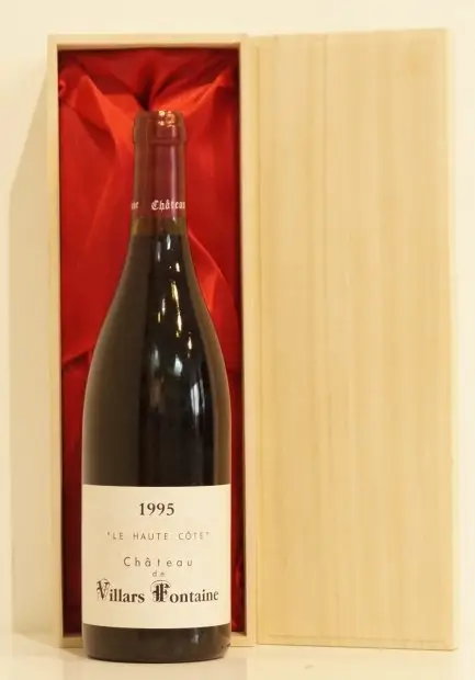 １９９５年 Chateau de Villars Fontaine Bourgogne Hautes-Cotes de Nuits Le Haut du Villages Rouge 赤ワイン