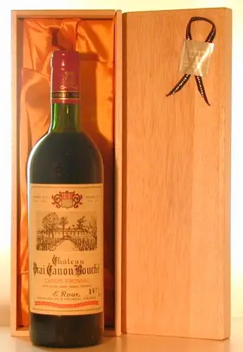 １９７１ シャトー・カノン・ブーシェ Chateau Vrai Canon Bouche 赤ワイン