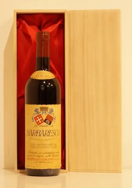 １９６８年 Barbaresco Fratelli Giacosa 赤ワイン