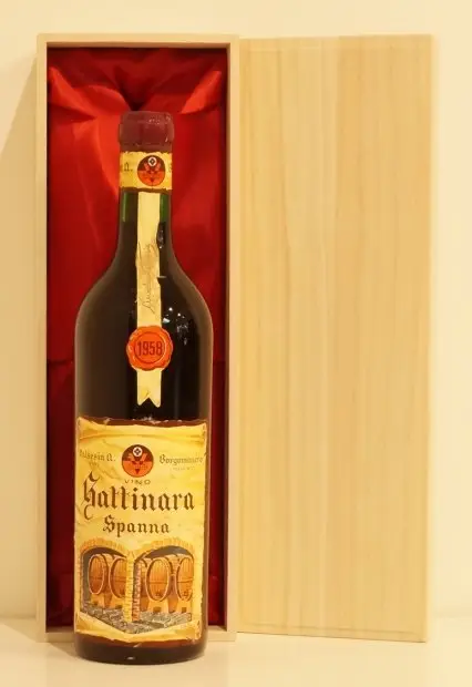 １９５８年 Valsesia Gattinara Spanna 赤ワイン