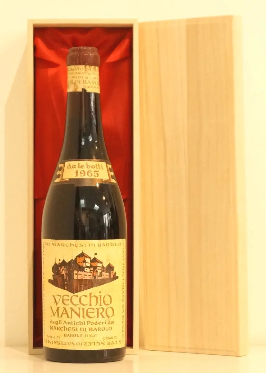 １９６５年 Marchesi di Barolo Vecchio Maniero 赤ワイン