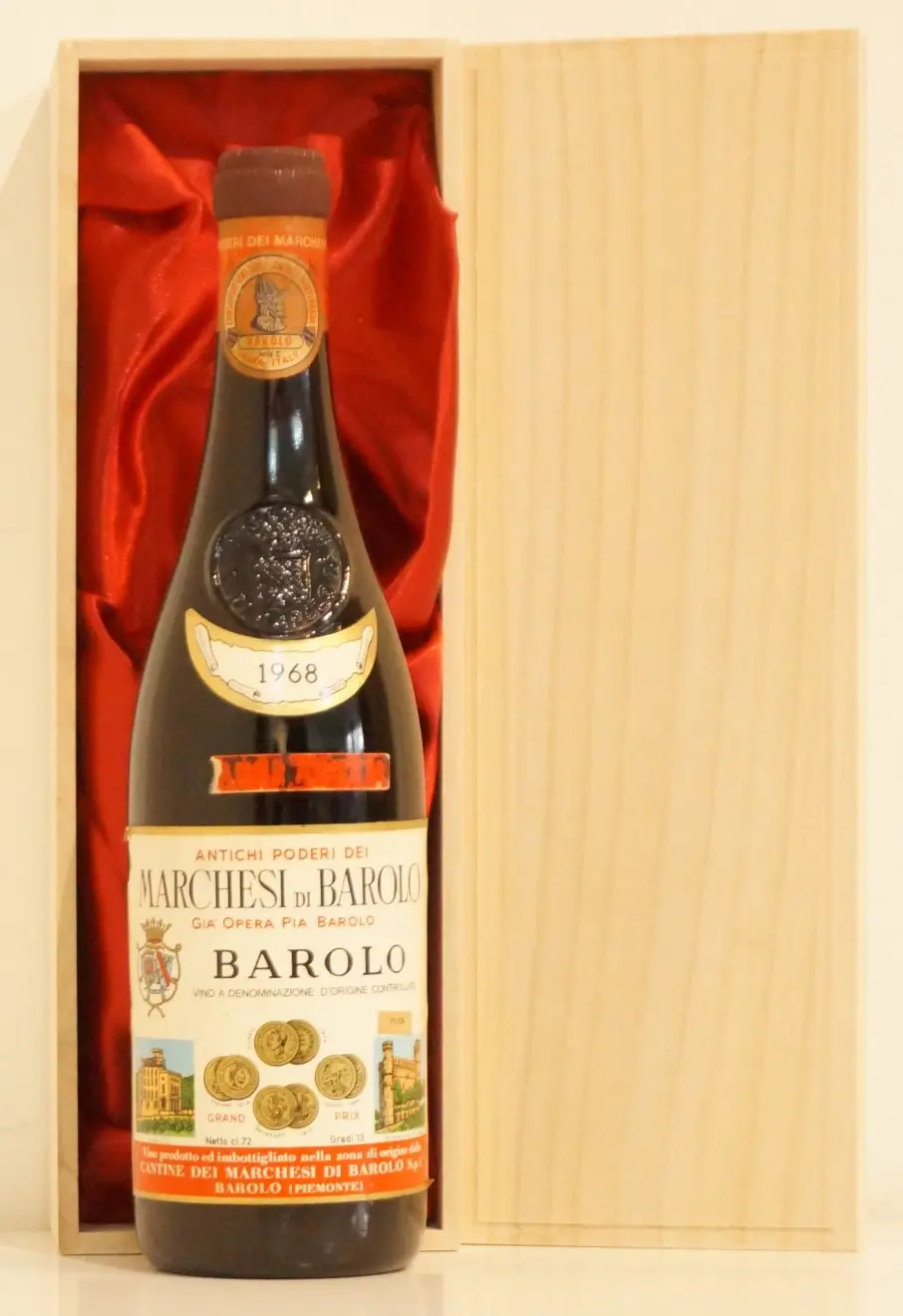 １９６８年 Marchesi di Barolo Barol 赤ワイン