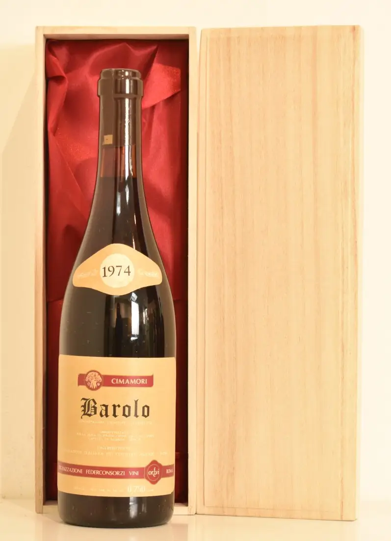 １９７４年 Or. Fe. Vi. Barolo Cimamori 750ml  赤ワイン