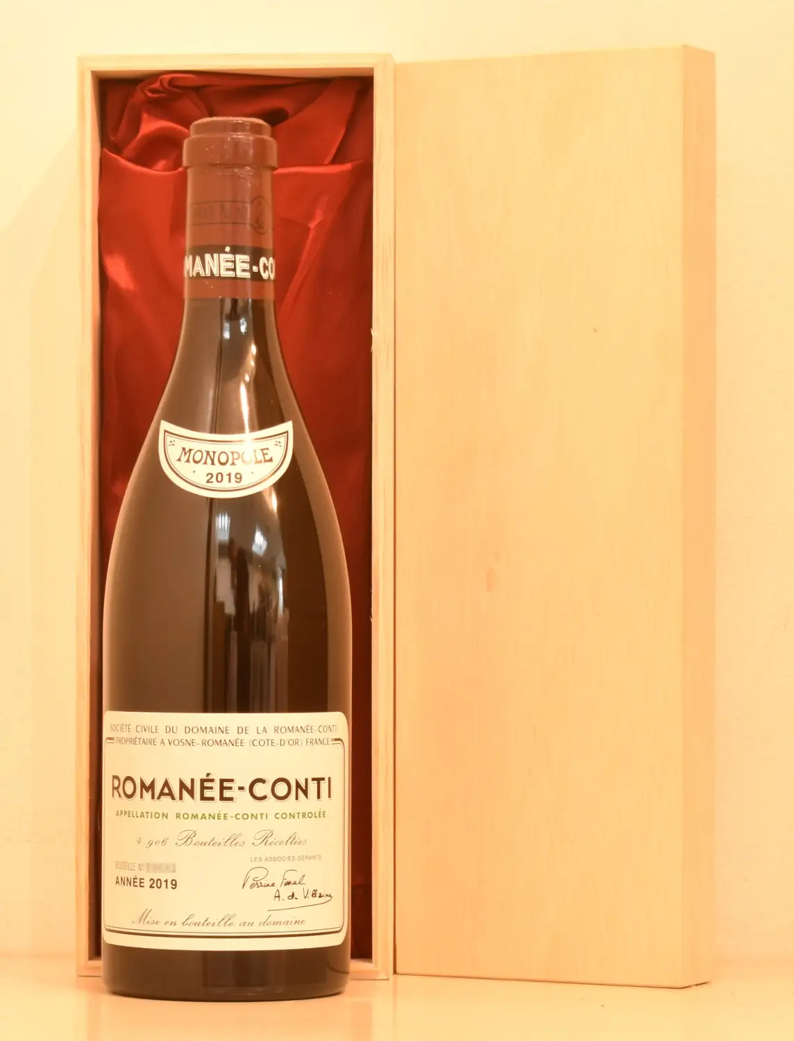 ２０１９年 DRC ロマネ・コンティ（ファインズ正規輸入） 赤ワイン