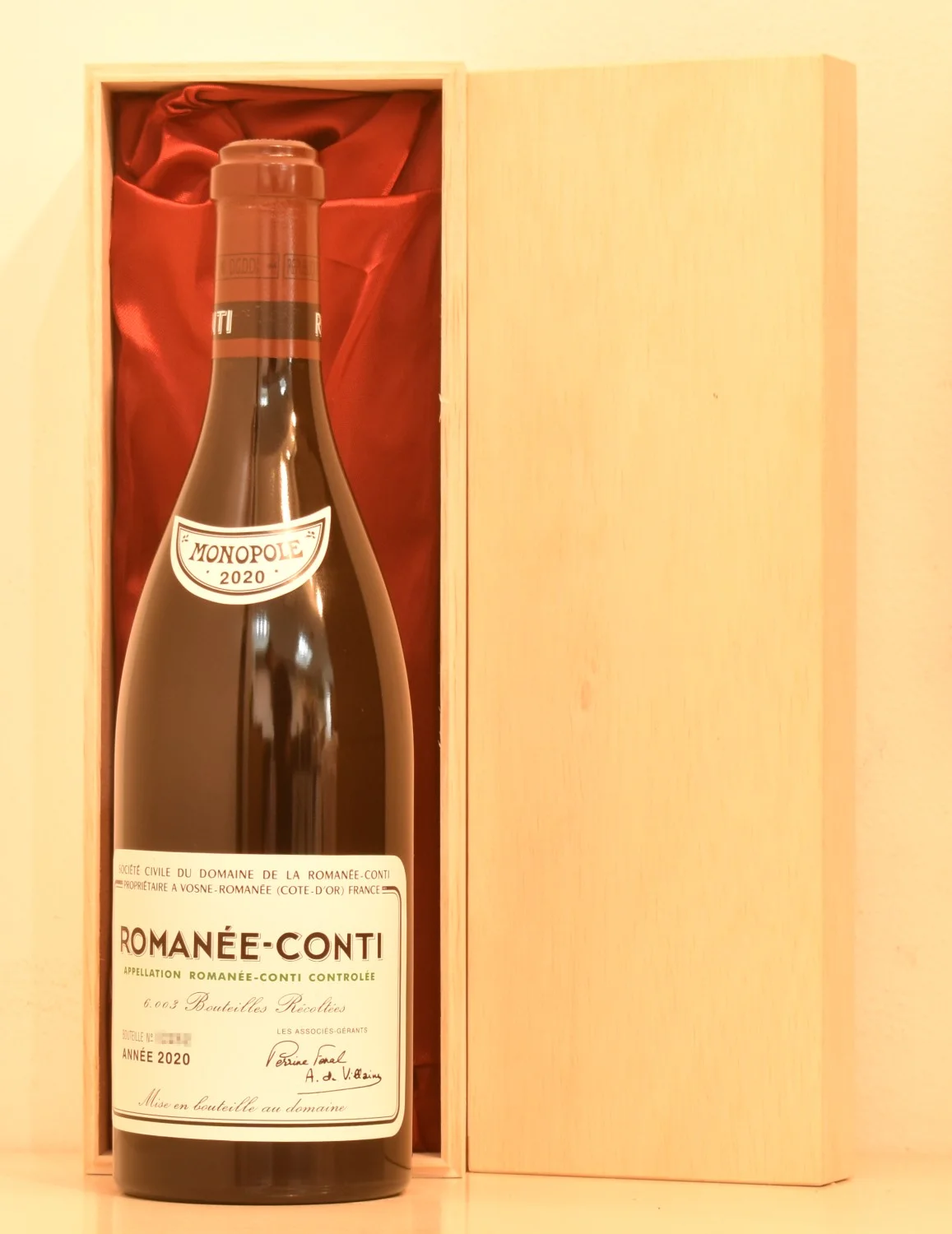 ２０２０年 DRC ロマネ・コンティ（ファインズ正規輸入） 赤ワイン