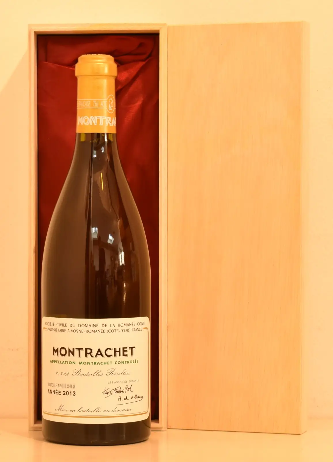 ２０１３年 DRC モンラッシェ（ファインズ輸入） 白ワイン