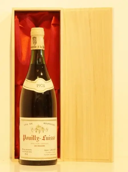 １９７８年 LACOSTE Pouilly-Fuiss? Les Moulins 白ワイン