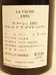 １９９５年 DRC ラ・ターシュ （ドメーヌ・ド・ラ・ロマネ・コンティ） 赤ワインの液面画像